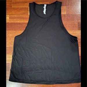 lululemon tank top in black, size 10